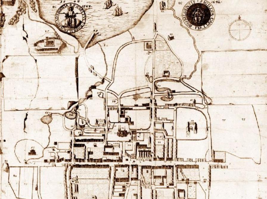 Bispegården eller Roskildegården var i 1658 hovedsæde for Roskildegårdens Len. Selvom Biskoppen ikke længere boede i Roskilde, kaldtes gården stadig for “Bispegården” på Peder Hansen Resens Kort fra 1677.